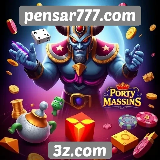 Variedade de jogos disponível na plataforma pensar777